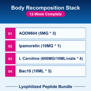 Body Recomposition Stack - 12-Week Complete - Lyophilized Peptide Bundle