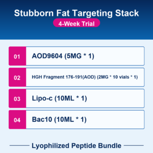 Stubborn Fat Targeting Stack - 4-Week Trial - Lyophilized Peptide Bundle