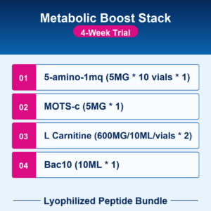 Metabolic Boost Stack - 4-Week Trial - Lyophilized Peptide Bundle
