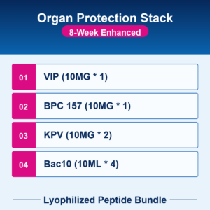 Organ Protection Stack - 8-Week Enhanced - Lyophilized Peptide Bundle
