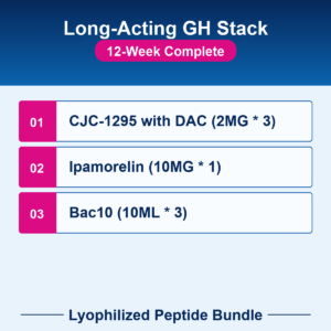 Long-Acting GH Stack - 12-Week Complete - Lyophilized Peptide Bundle