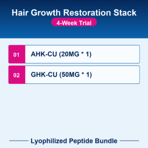 Hair Growth Restoration Stack - 4-Week Trial - Lyophilized Peptide Bundle