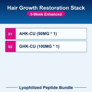 Hair Growth Restoration Stack - 8-Week Enhanced - Lyophilized Peptide Bundle