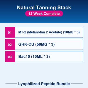 Natural Tanning Stack - 12-Week Complete - Lyophilized Peptide Bundle