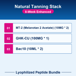 Natural Tanning Stack - 8-Week Enhanced - Lyophilized Peptide Bundle