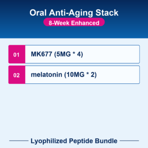 Oral Anti-Aging Stack - 8-Week Enhanced - Lyophilized Peptide Bundle